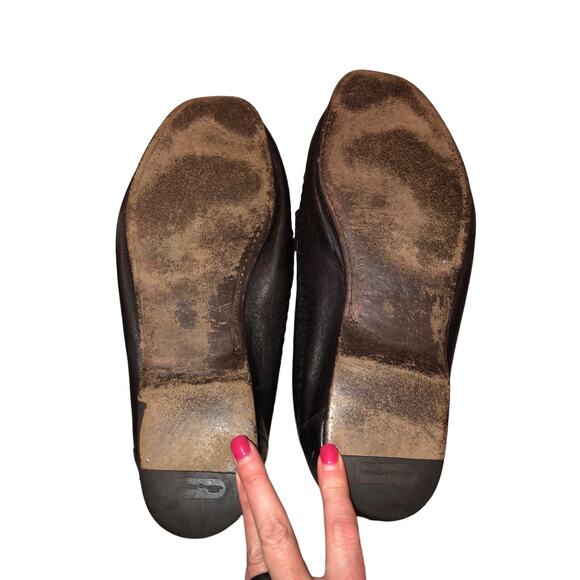 Santoni Bit Loafer Black Calf Leather Size 13 D Made In Italy Slip On Moc Stitch - Picture 8 of 12